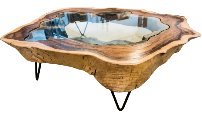 Tisch mit Glasplatte - Böhmer Manufaktur